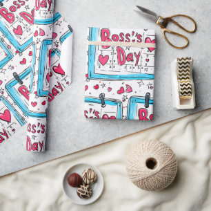 Boss Day Wrapping Paper