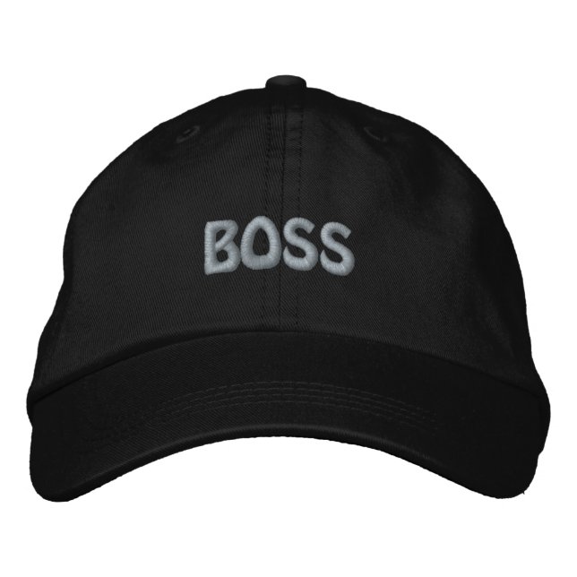 Boss Embroidered Hat (Front)
