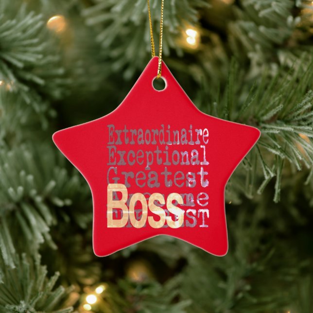 Boss Extraordinaire Ceramic Tree Decoration (Tree)
