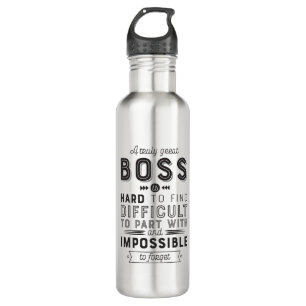 Boss Gift A Truly Great Boss Is Hard To Find 710 Ml Water Bottle
