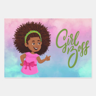 Boss Girl Wrapping Paper Sheet