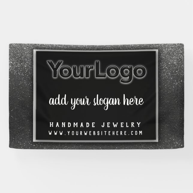 Boss Glitter Professional Corporate Business Logo  Banner (Horizontal)