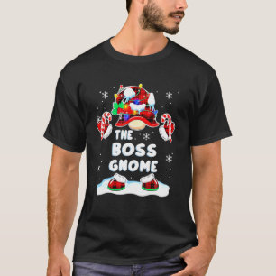 Boss Gnome Gnomies Red Plaid Matching Family Chris T-Shirt