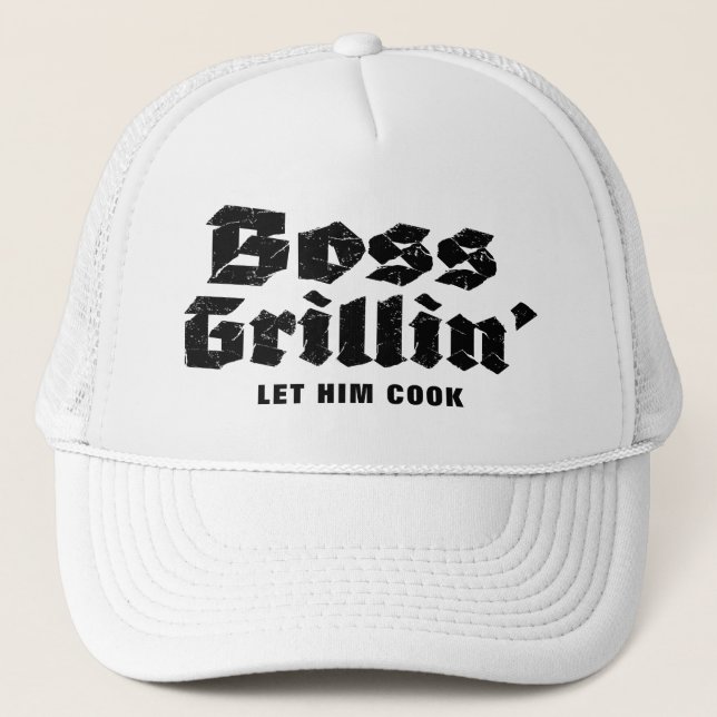 Boss Grillin' Trucker Hat (Front)