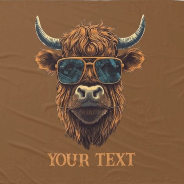 BOSS HIGHLANDER COOL COW Fleece Blanket (Creator Uploaded)