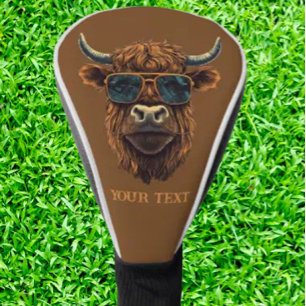 BOSS HIGHLANDER COW Golf Head Cover