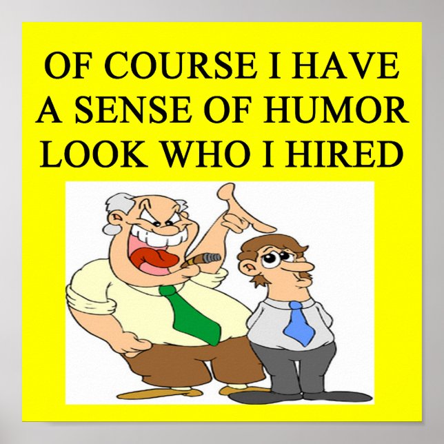 boss humour poster (Front)