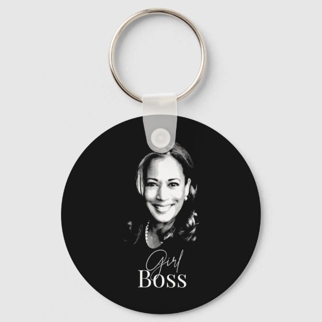 Boss Kamala Harris For Liberal Democrats  Key Ring (Front)