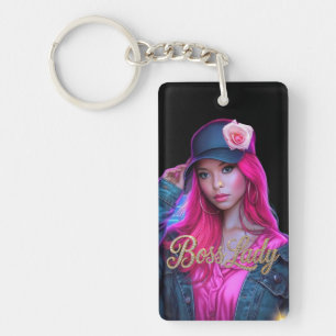 Boss Lady Acrylic Keychain