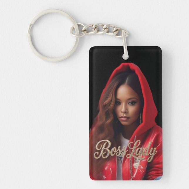 Boss Lady Acrylic Keychain (Front)