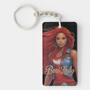 Boss Lady Acrylic Keychain