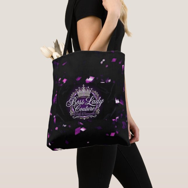 Boss Lady All-Over-Print Tote Bag (Close Up)