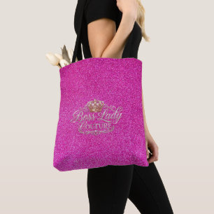 Boss Lady All-Over-Print Tote Bag