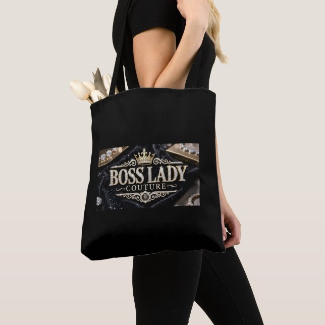Boss Lady All-Over-Print Tote Bag (Close Up)