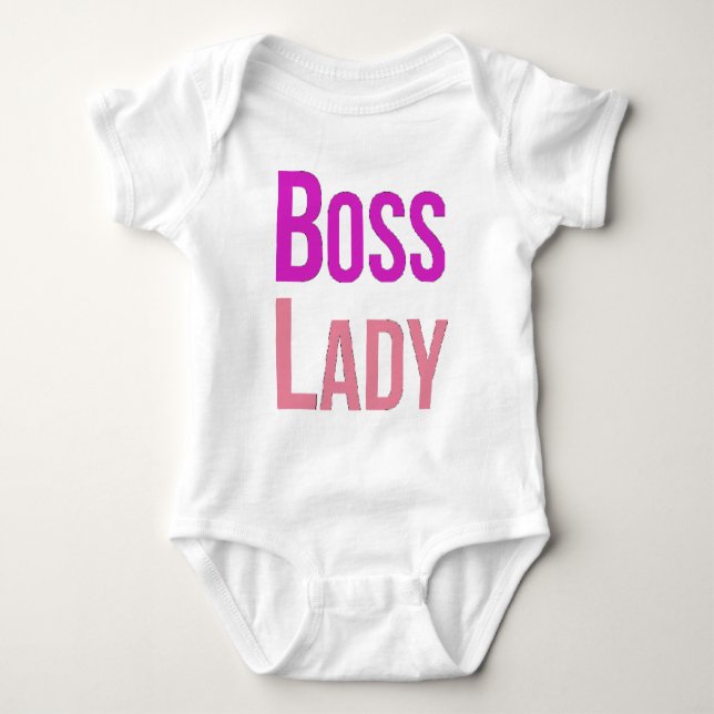 Boss Lady Baby Bodysuit (Front)