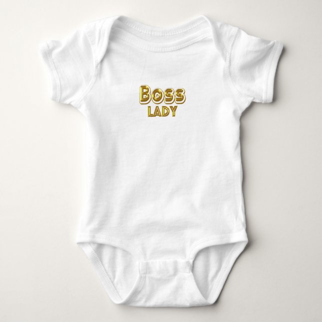 Boss Lady Bold Gold T-Shirt (Front)