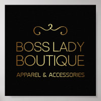 Boss Lady Boutique Poster