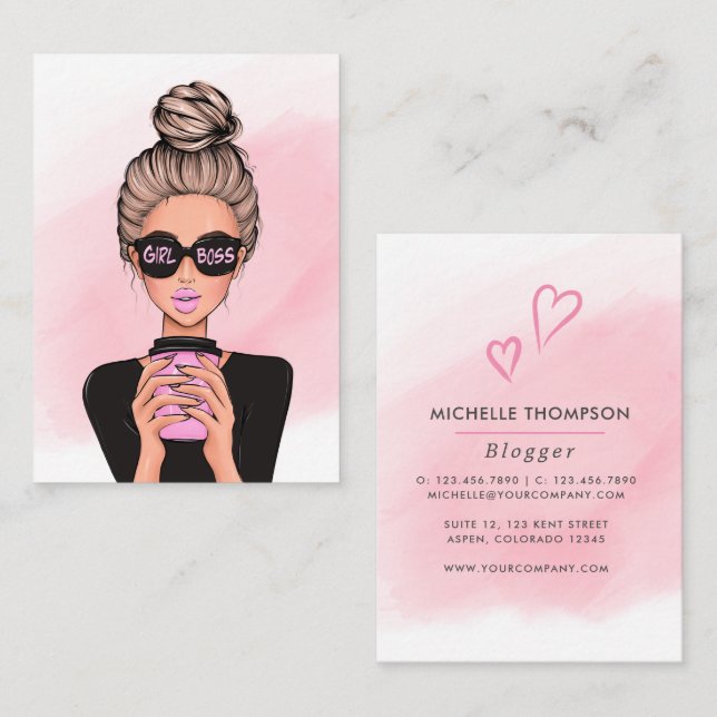 Boss Lady Business Card (Front/Back)