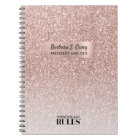 Boss Lady CEO Rose Gold Glitter Name and Title