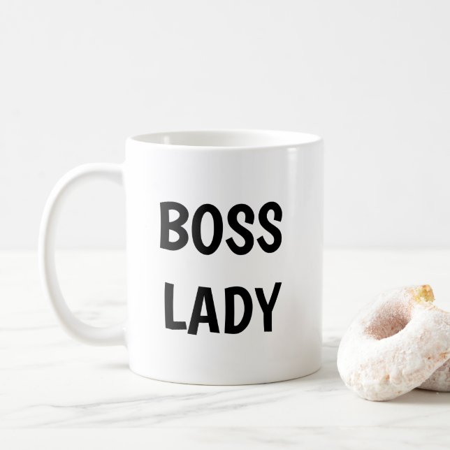 Boss Lady Coffee Mug (With Donut)