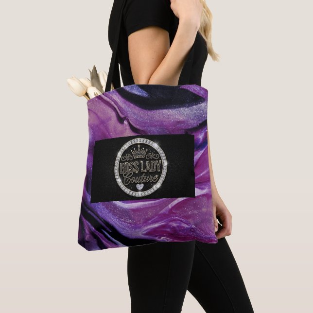 Boss Lady Couture All-Over-Print Tote Bag (Close Up)