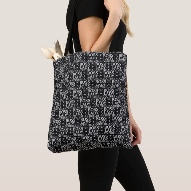 Boss Lady Couture All-Over-Print Tote Bag (Close Up)