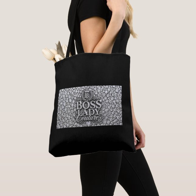 Boss Lady Couture All-Over-Print Tote Bag (Close Up)