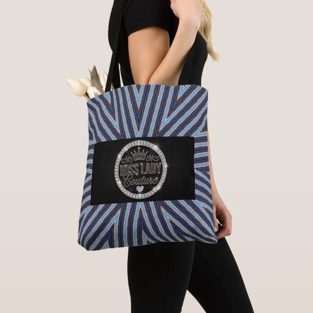 Boss Lady Couture All-Over-Print Tote Bag (Close Up)