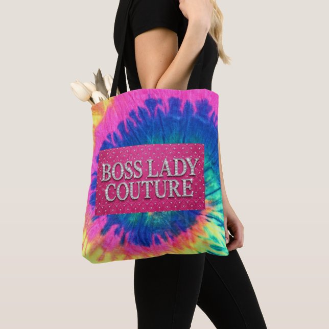 Boss Lady Couture All-Over-Print Tote Bag (Close Up)