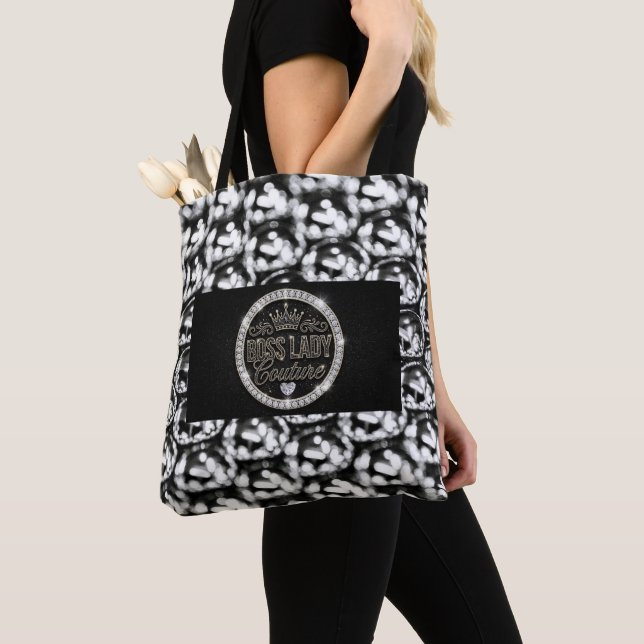 Boss Lady Couture All-Over-Print Tote Bag (Close Up)