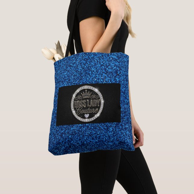 Boss Lady Couture All-Over-Print Tote Bag (Close Up)