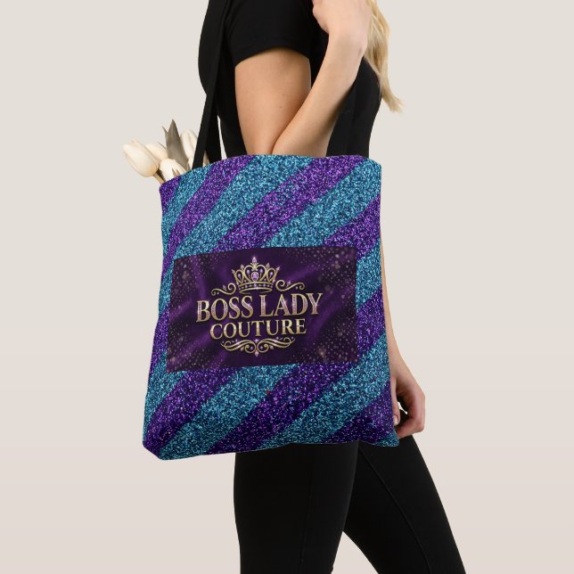 Boss Lady Couture All-Over-Print Tote Bag (Close Up)