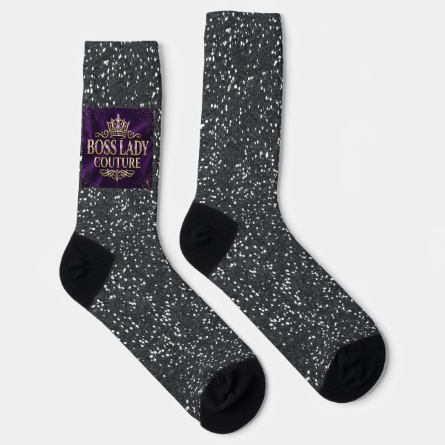 Boss Lady Couture Crew Socks (Right)