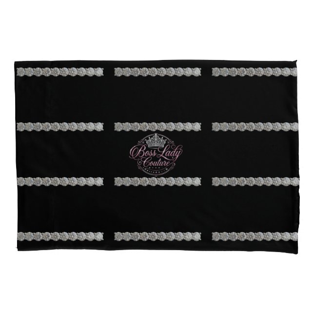 Boss Lady Couture Diamonds Pillowcase (Front)