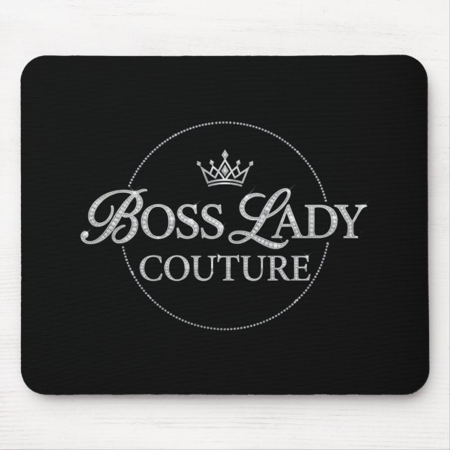 Boss Lady Couture Mousepad (Front)