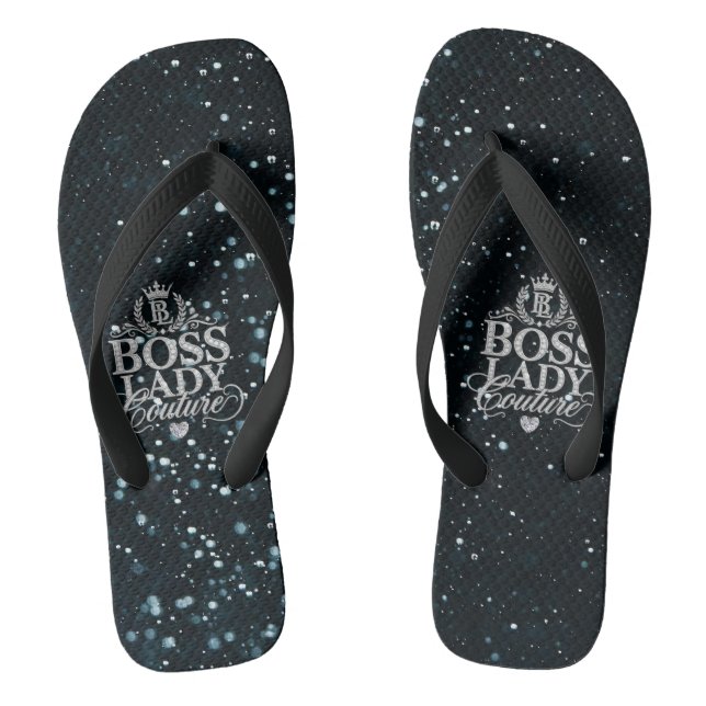 Boss Lady Couture Pair of Flip Flops (Footbed)