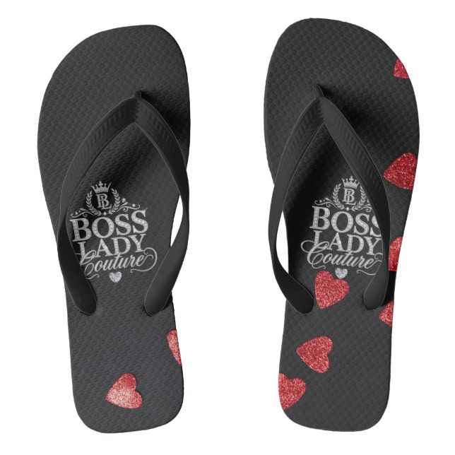 Boss Lady Couture Pair of Flip Flops (Footbed)