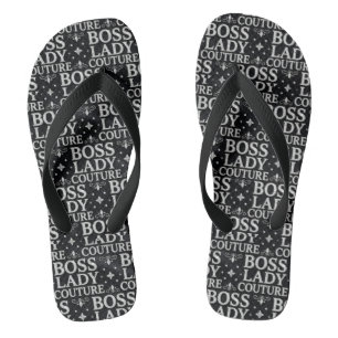 Boss Lady Couture Pair of Flip Flops
