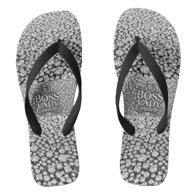 Boss Lady Couture Pair of Flip Flops (Footbed)