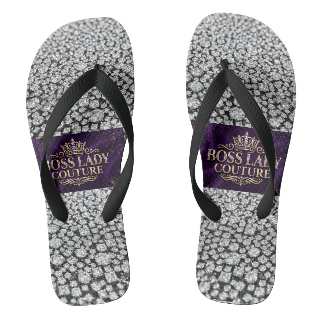 Boss Lady Couture Pair of Flip Flops (Footbed)
