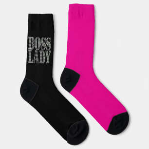 Boss Lady Crew Socks
