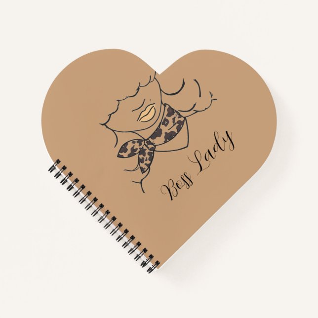 Boss Lady Daily Planner Notebook (Front)