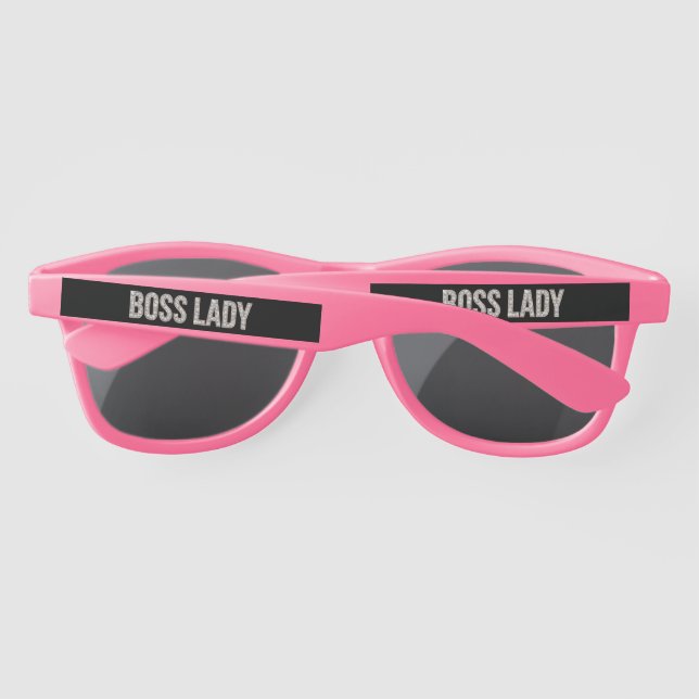 Boss Lady Diamonds Plastic Sunglasses (Back)