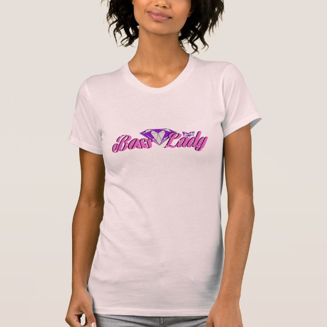 Boss Lady Diamonds T-Shirt (Front)