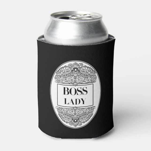 Boss Lady – Elegant Empowerment Can Cooler (Can Front)