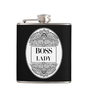 Boss Lady – Elegant Empowerment Hip Flask