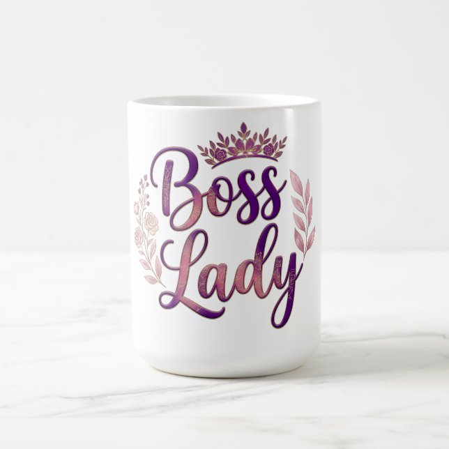 Boss Lady Floral Coffee Mug (Center)