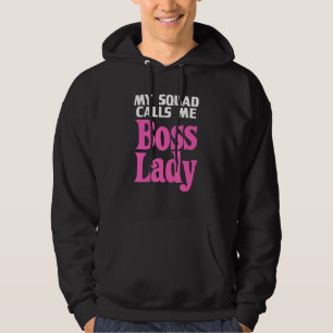 Boss Lady  For Women Girls Cool Manager Director Hoodie