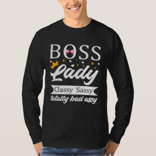Boss Lady Happy National Bosses Day Appreciation F T-Shirt