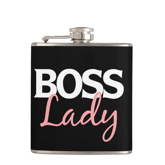Boss lady hip flask (Front)